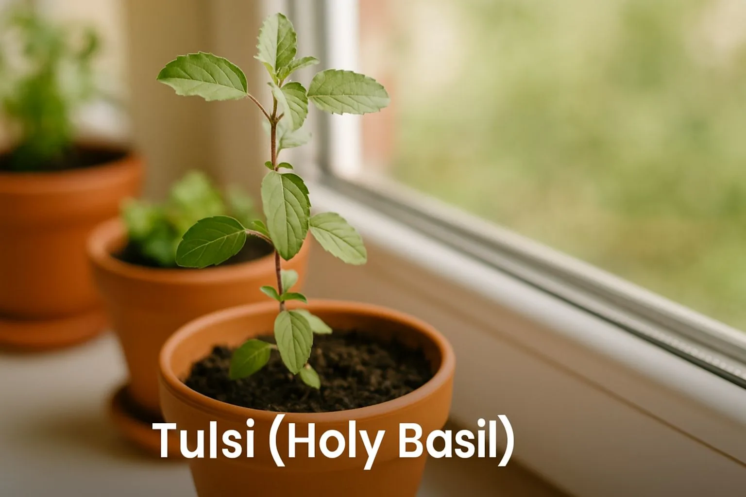 Tulsi (Holy Basil) Grow Right on Your Kitchen Windowsill - Urban Plant